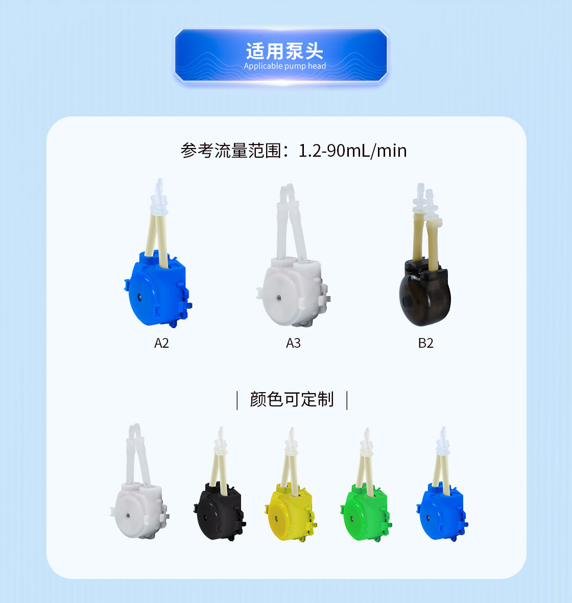 S-3Z蠕動(dòng)泵搭配的泵頭